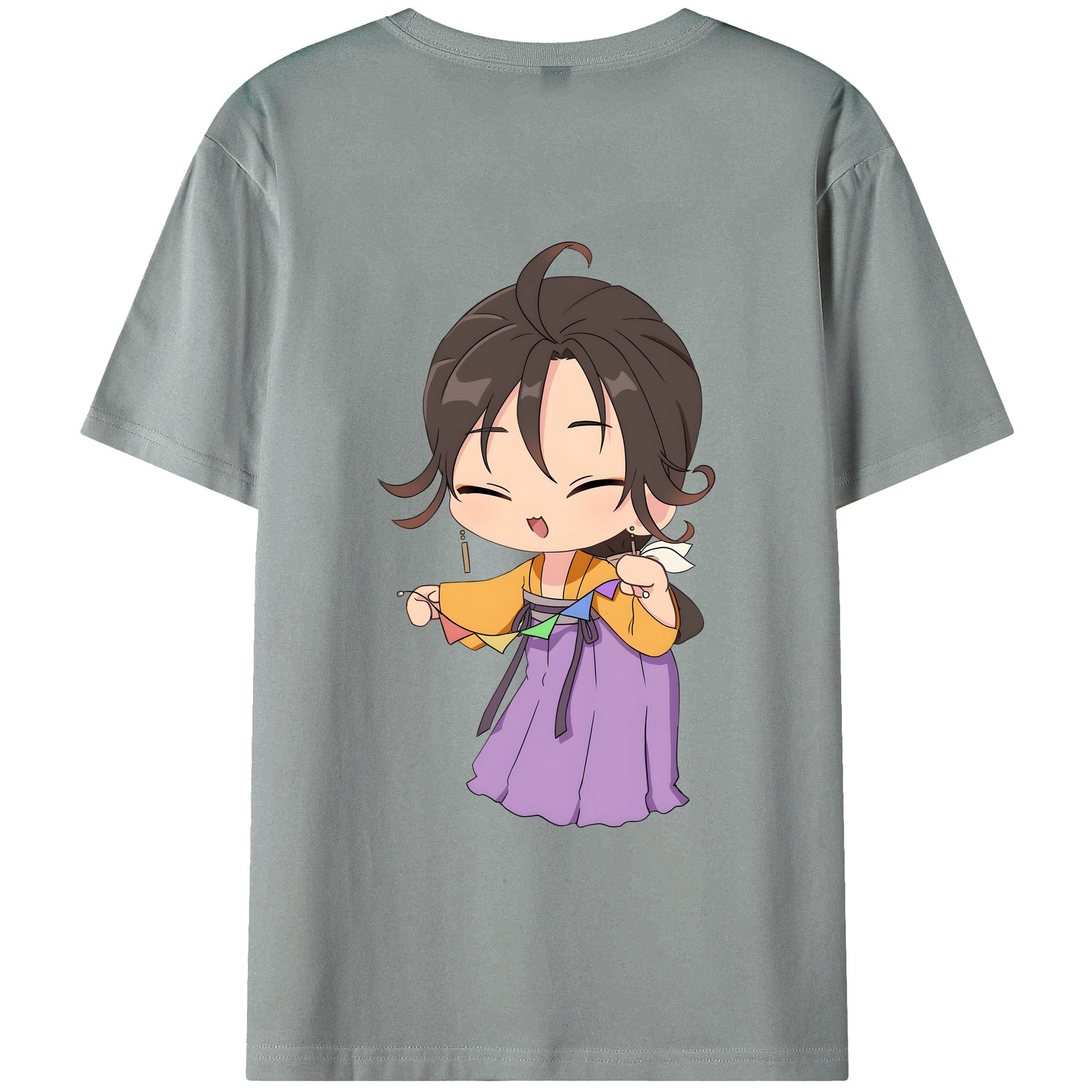 （画像用） 薬屋のひとりごと The Apothecary Diaries 綿100％ メンズ半袖Tシャツ（バックプリント） 通気性